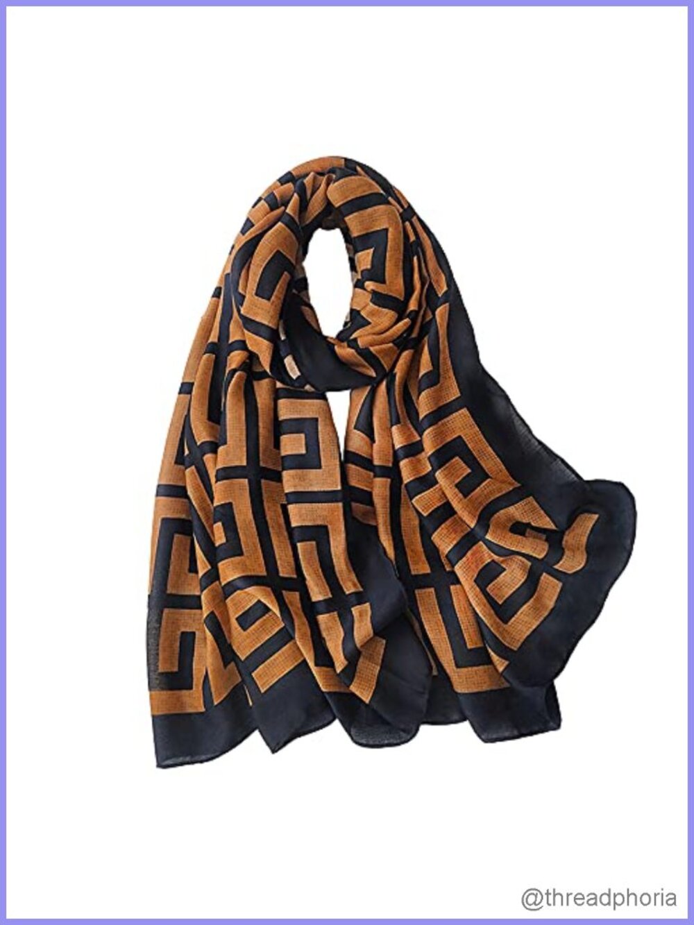 Women's Lightweight Cotton Blend Neck Scarf, Shawl & Wrap - Versatile Fashion